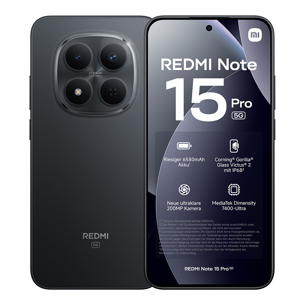 REDMI Note 15 Pro 5G 12GB/512GB | Schwarz